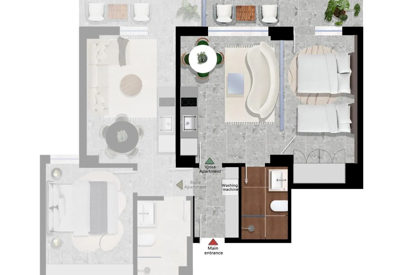 New Bazaar Apartments Tirana Albania