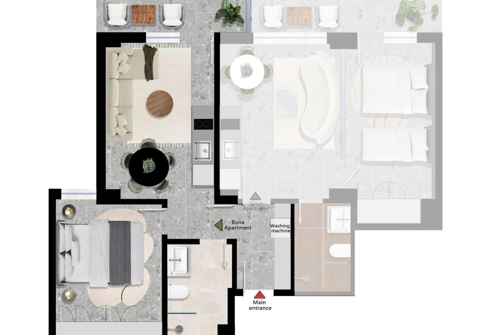 New Bazaar Apartments Tirana